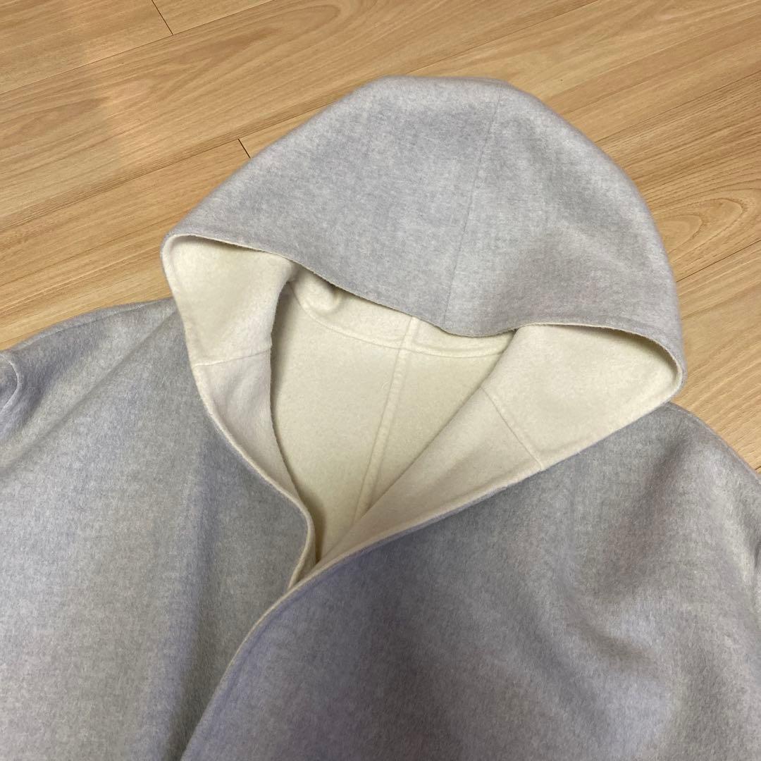 ギャルリーヴィー　フード付きコート　リバーシブル