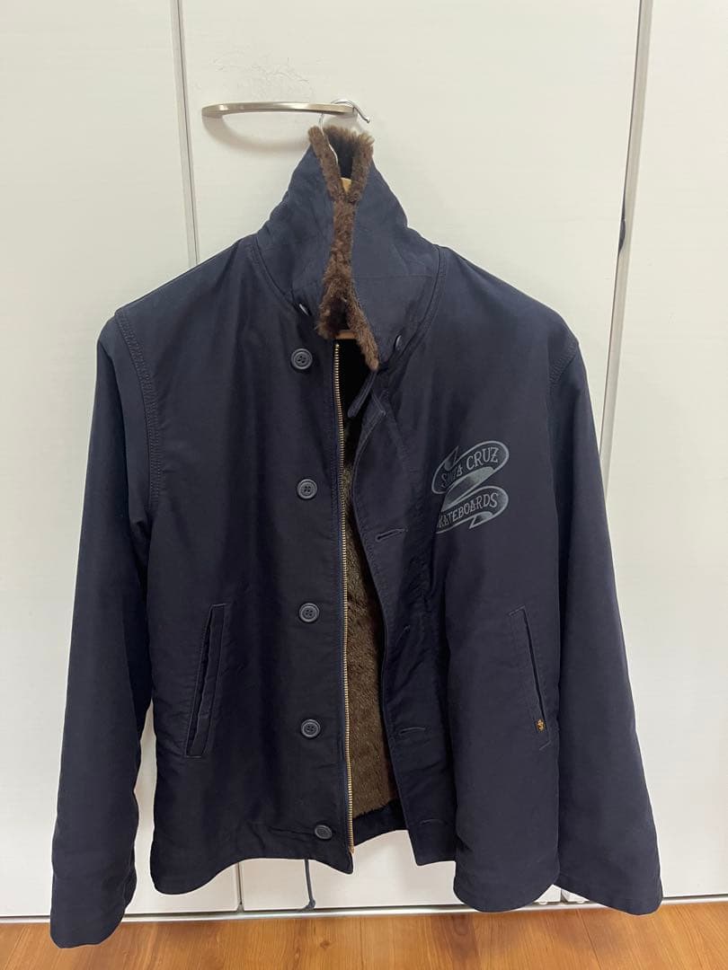 庭師KINGSANTA CRUZ ファー付きミリタリージャケット