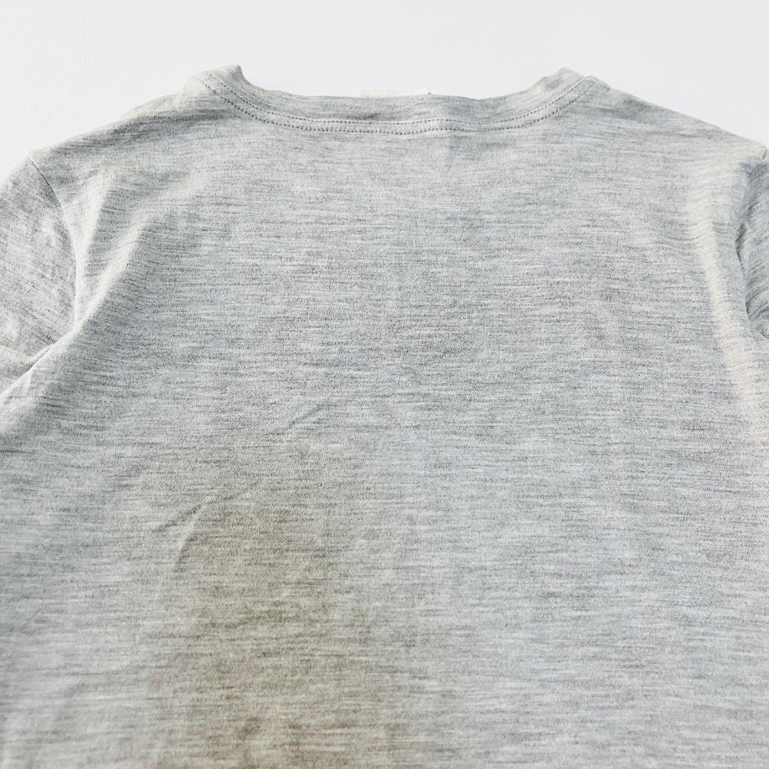 HERMES シルク　Tシャツ　マルジェラ期　34 グレー