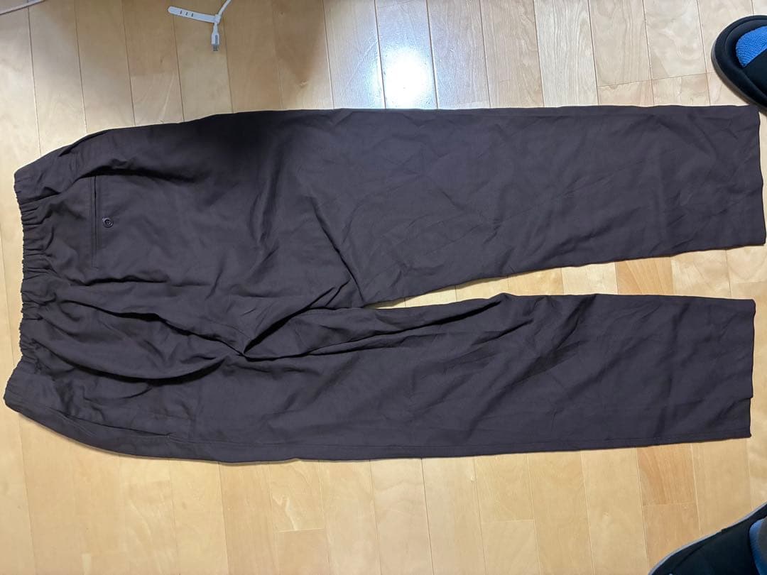 LEMAIRE ブラウン ワイドスラックス