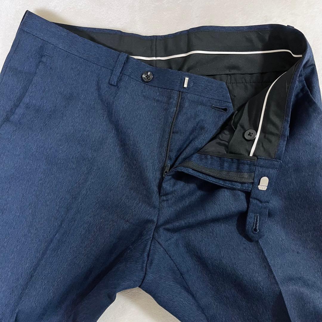 SUIT SELECT スリーピース スーツ セットアップ ネイビー A5