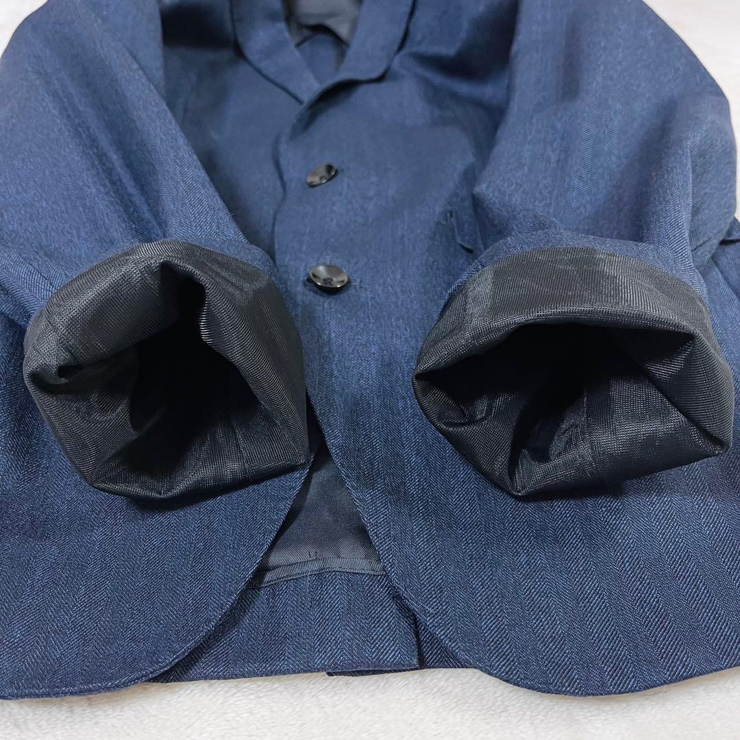 SUIT SELECT スリーピース スーツ セットアップ ネイビー A5