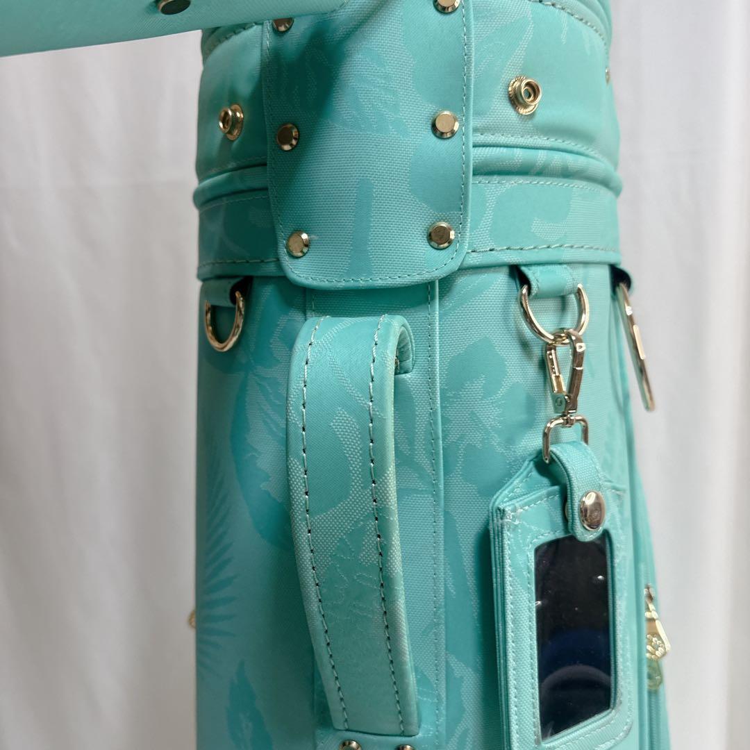 ムータマリン muta marine総柄ジャガード キャスター付きキャディバッグ