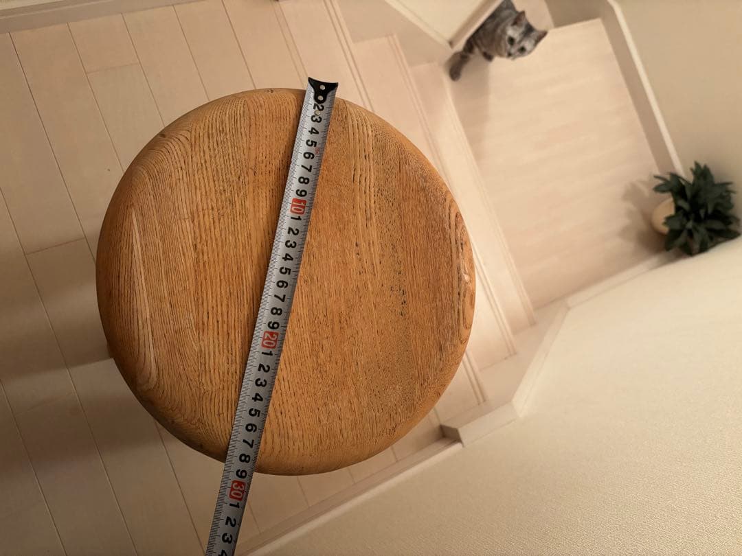 アンティーク　古道具　スツール 高さ調整可能