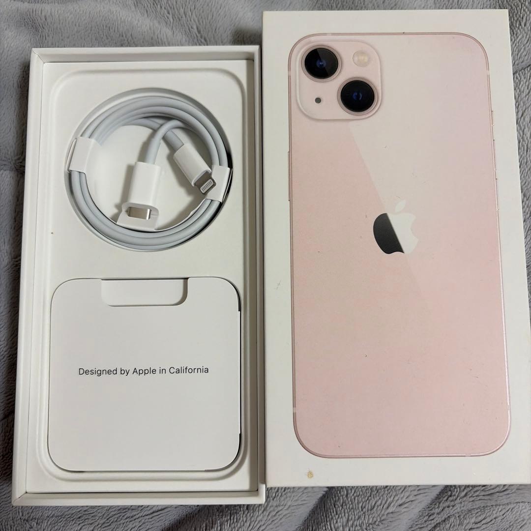 iPhone 13 256GB ピンク 本体【外箱＋付属品あり】