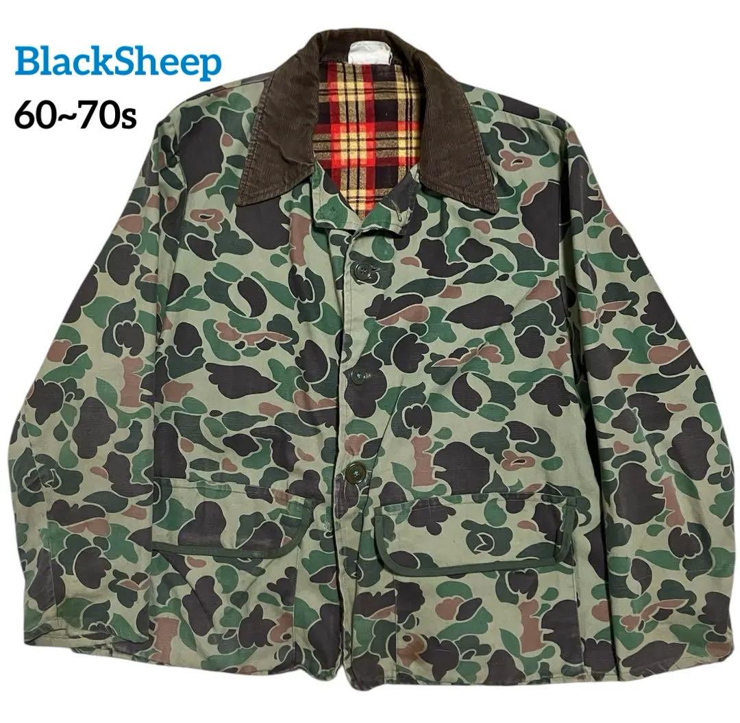 60s 70s BlackSheep ダックハンターカモ　ハンティングジャケット