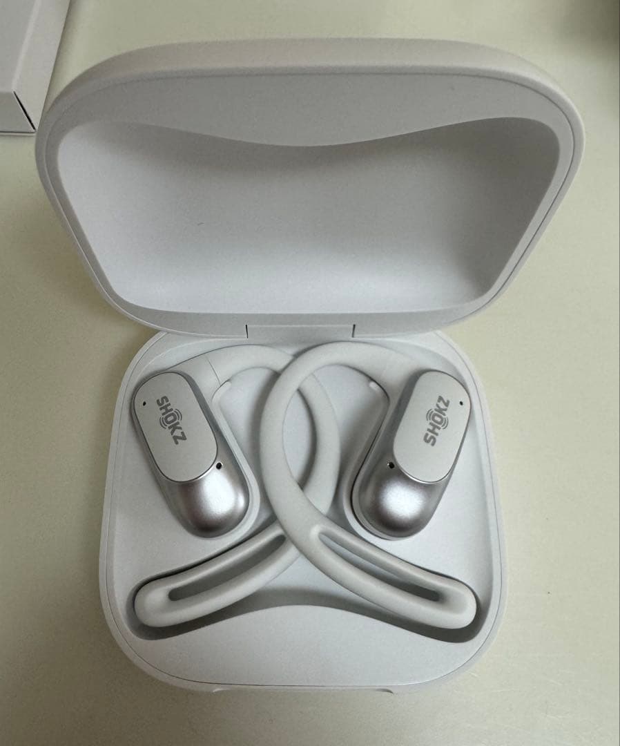 SHOKZ OPENFIT AIR 骨伝導イヤホン ホワイト