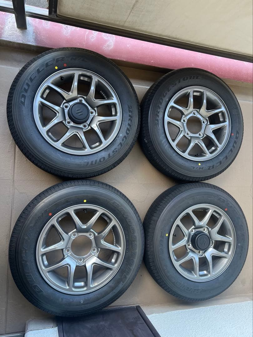 JB64ジムニー16インチ 純正アルミホイール・タイヤ4本セット