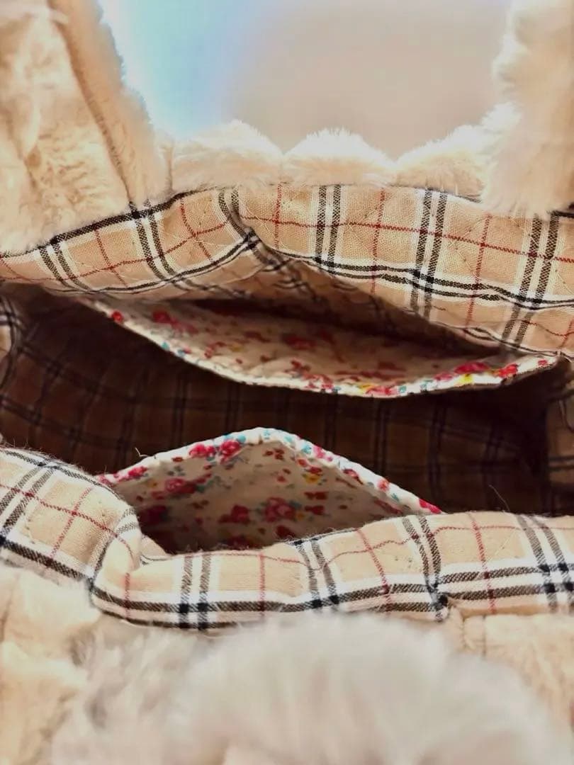 コヤンイサムチョン　ベージュファのころりんバッグ