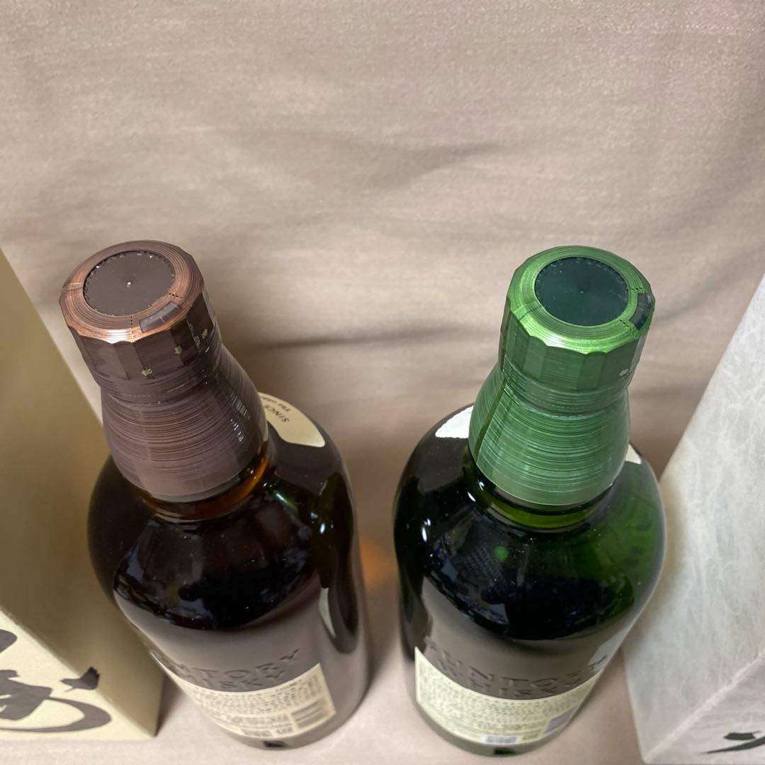 【新品・未開封】サントリー 山崎ＮＡ700ml✖️1本＆白州ＮＡ700ml✖️1本