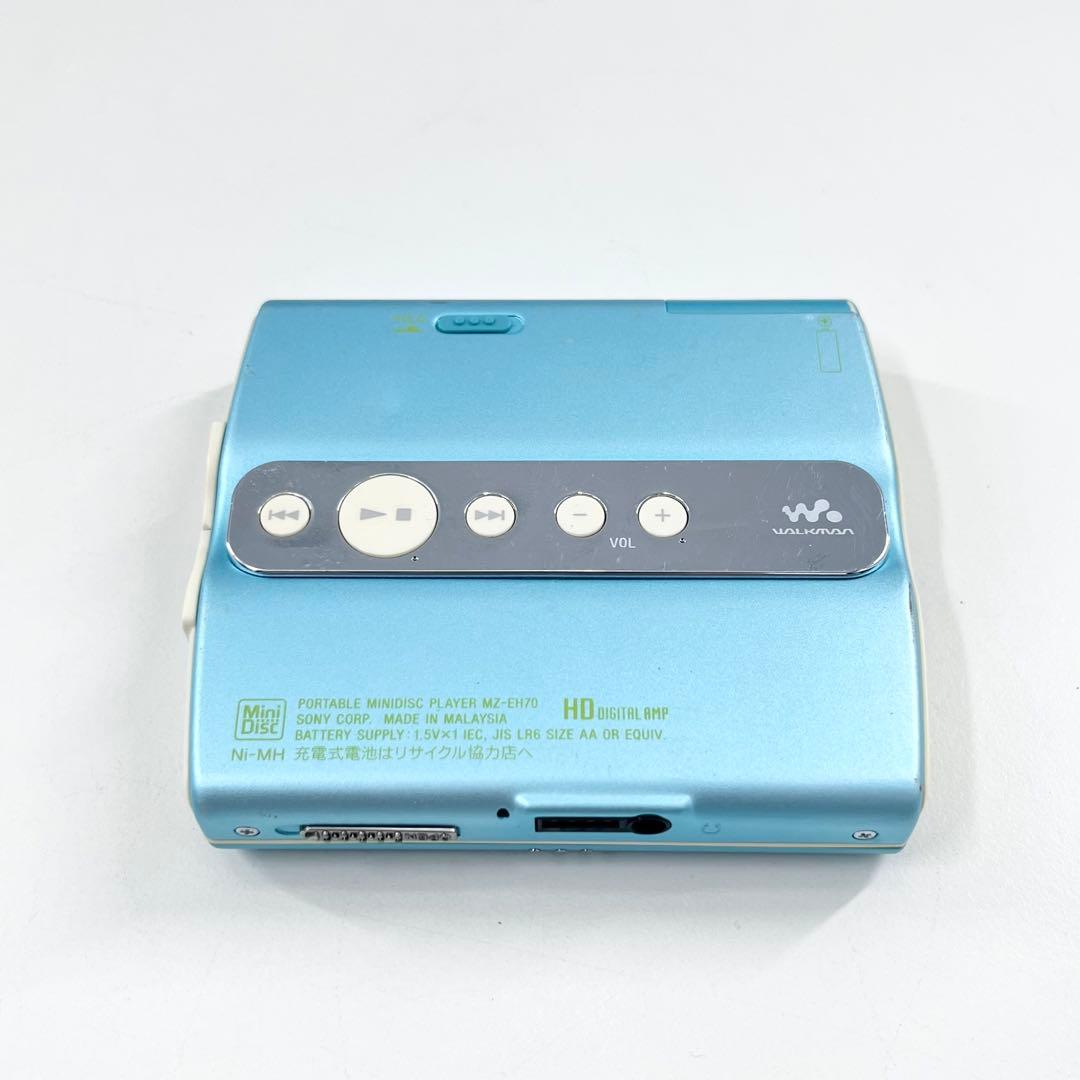 SONY Hi-MD MZ-EH70 MDプレーヤー リモコン表示OK 付属品付