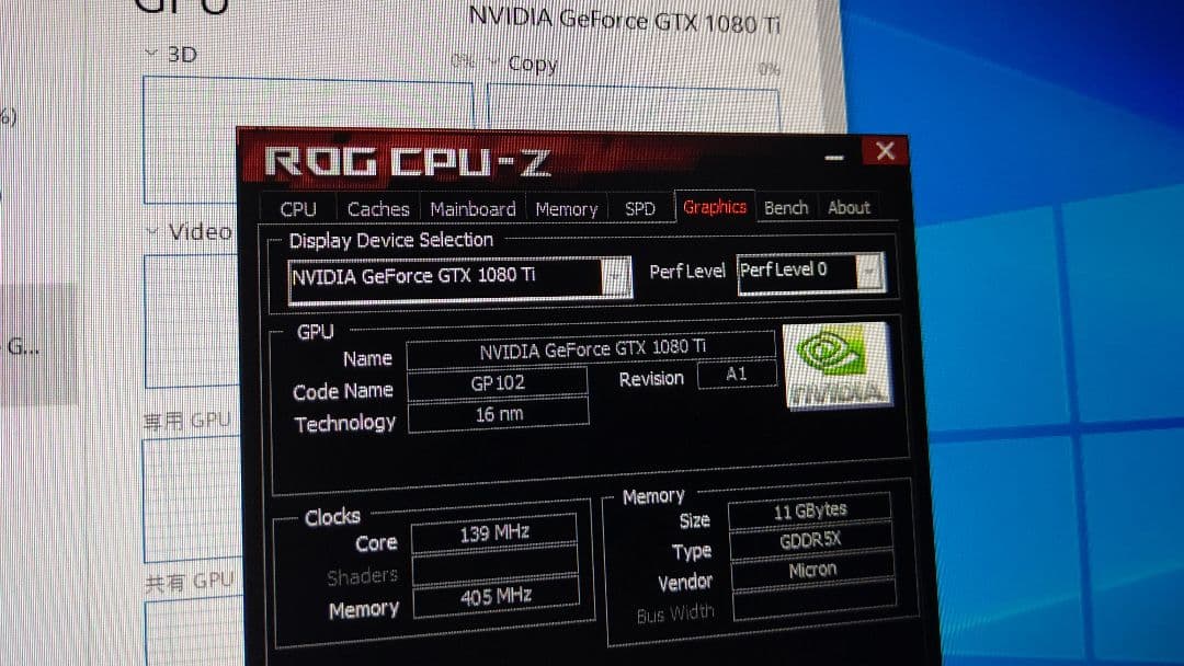 美品 ASUS ROG POSEIDON GTX1080Ti グラフィックボード