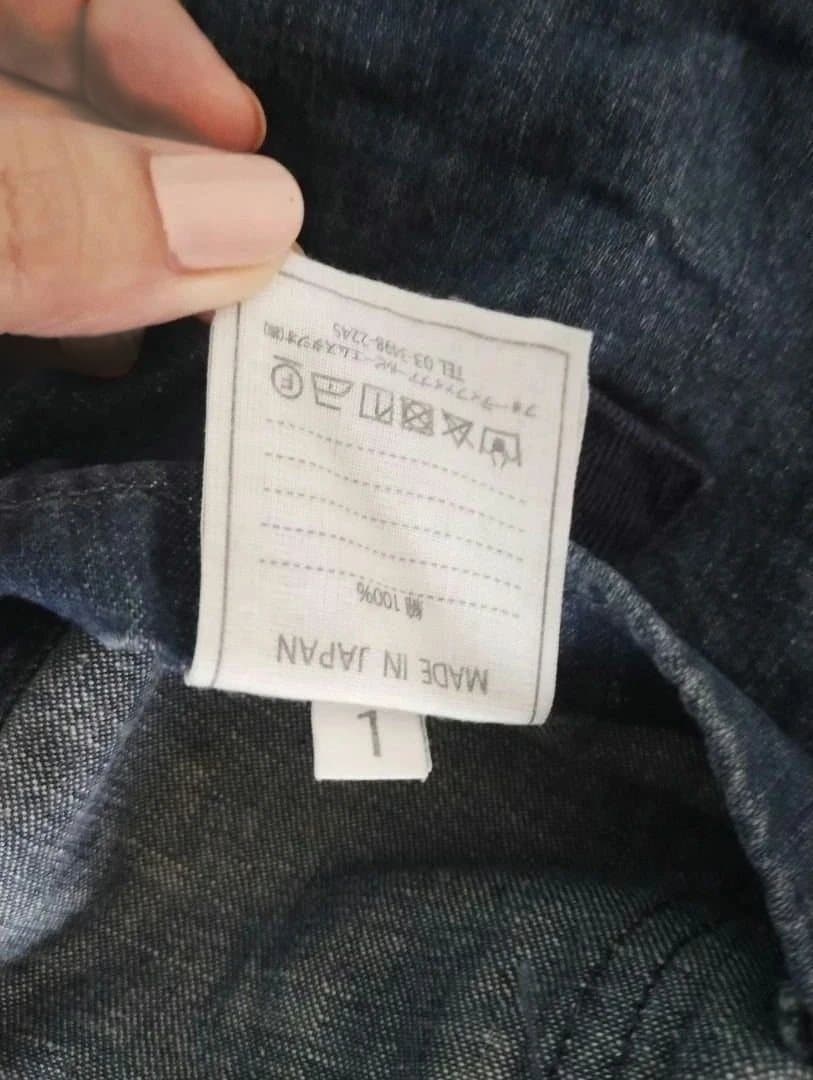 【お値下げ中】45rpm かちんインディゴ デニムジャケット スタンドカラー