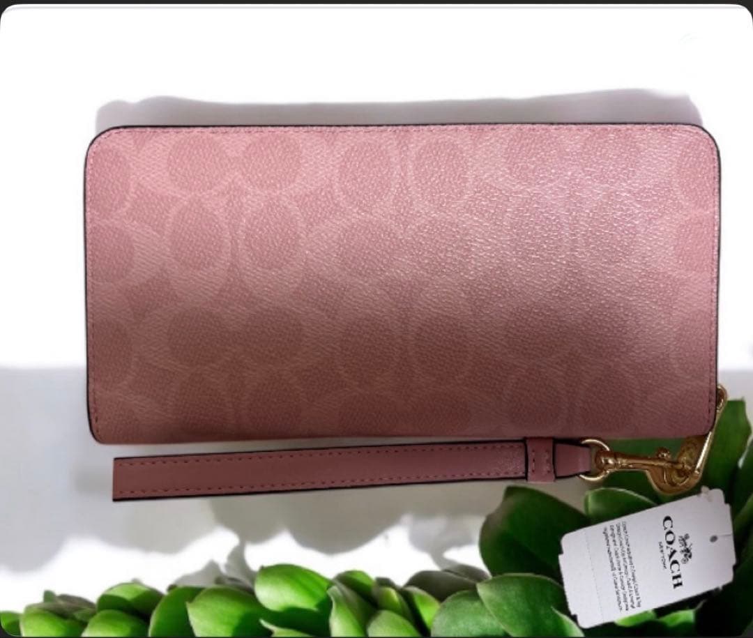 【新品】COACH ★長財布パウダーピンク【新品】