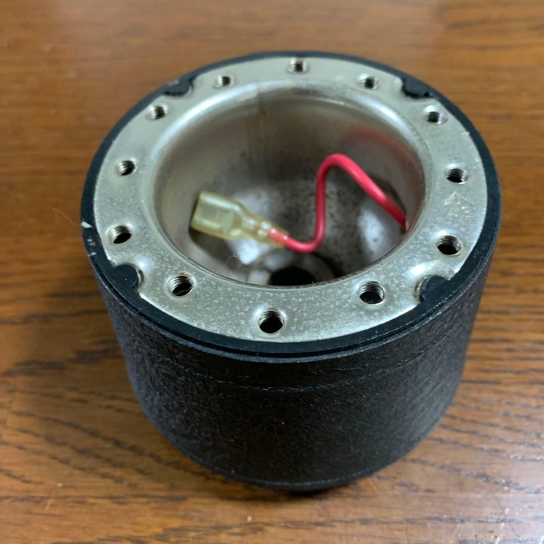 当時物　ウッド製　32Φ 3スポークステアリングホイール