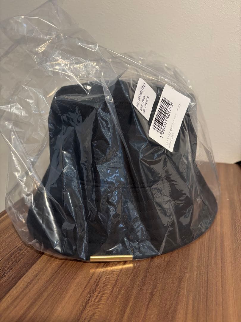 しいちゃん　完全遮光・撥水機能 バケットハット 黒　ブラック　バケハ