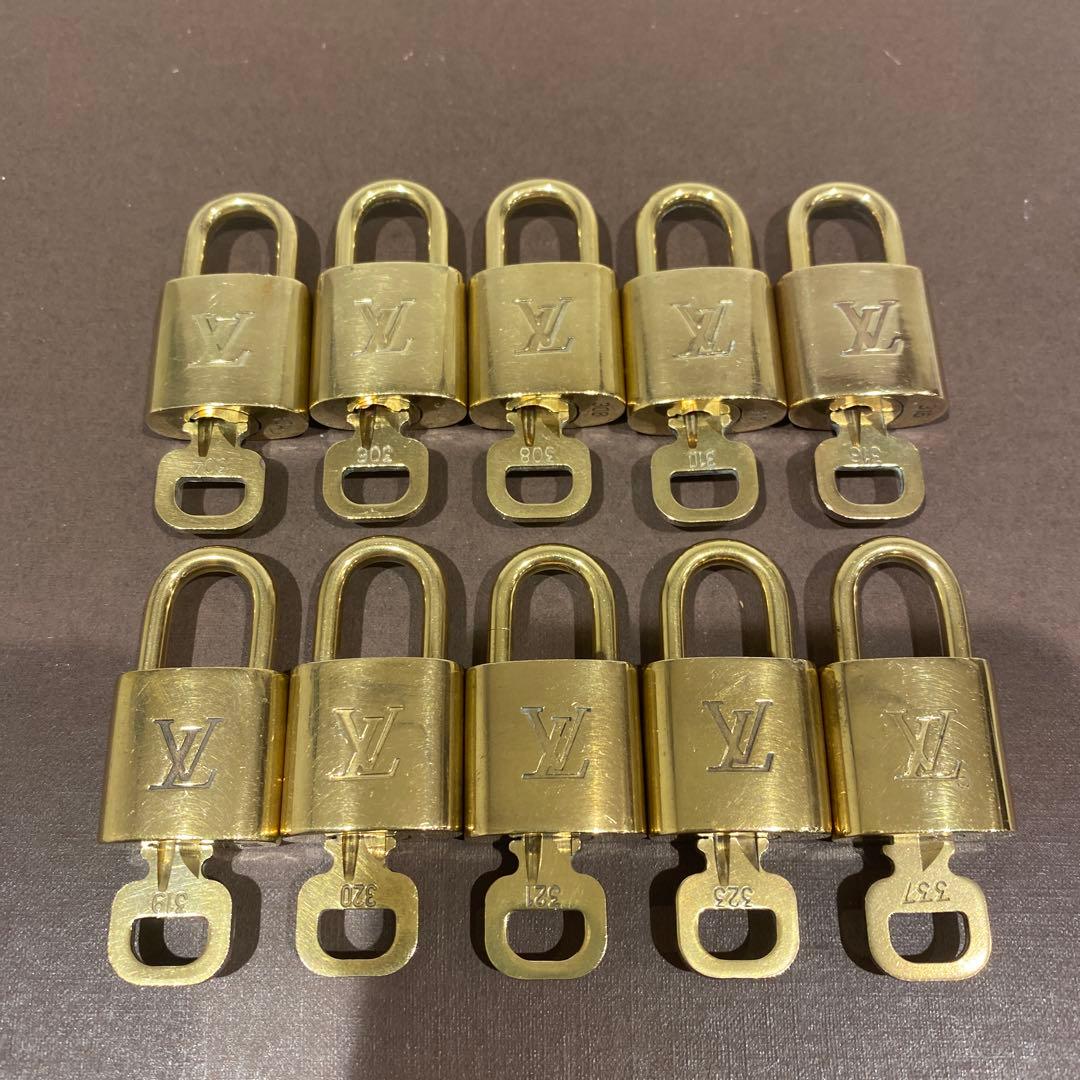 L00122　 ルイヴィトン　パドロック　10セット　カデナ　南京錠　鍵
