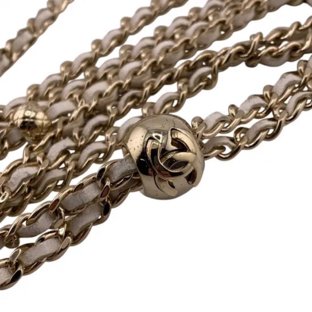 シャネル ラムスキン ココマーク マトラッセ チェーン iPhone14pro