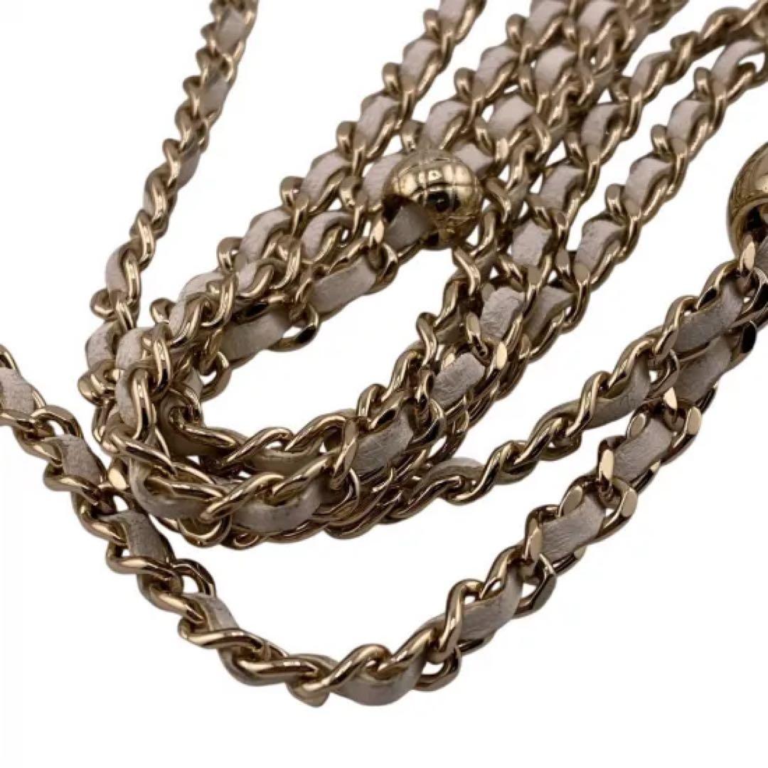 シャネル ラムスキン ココマーク マトラッセ チェーン iPhone14pro