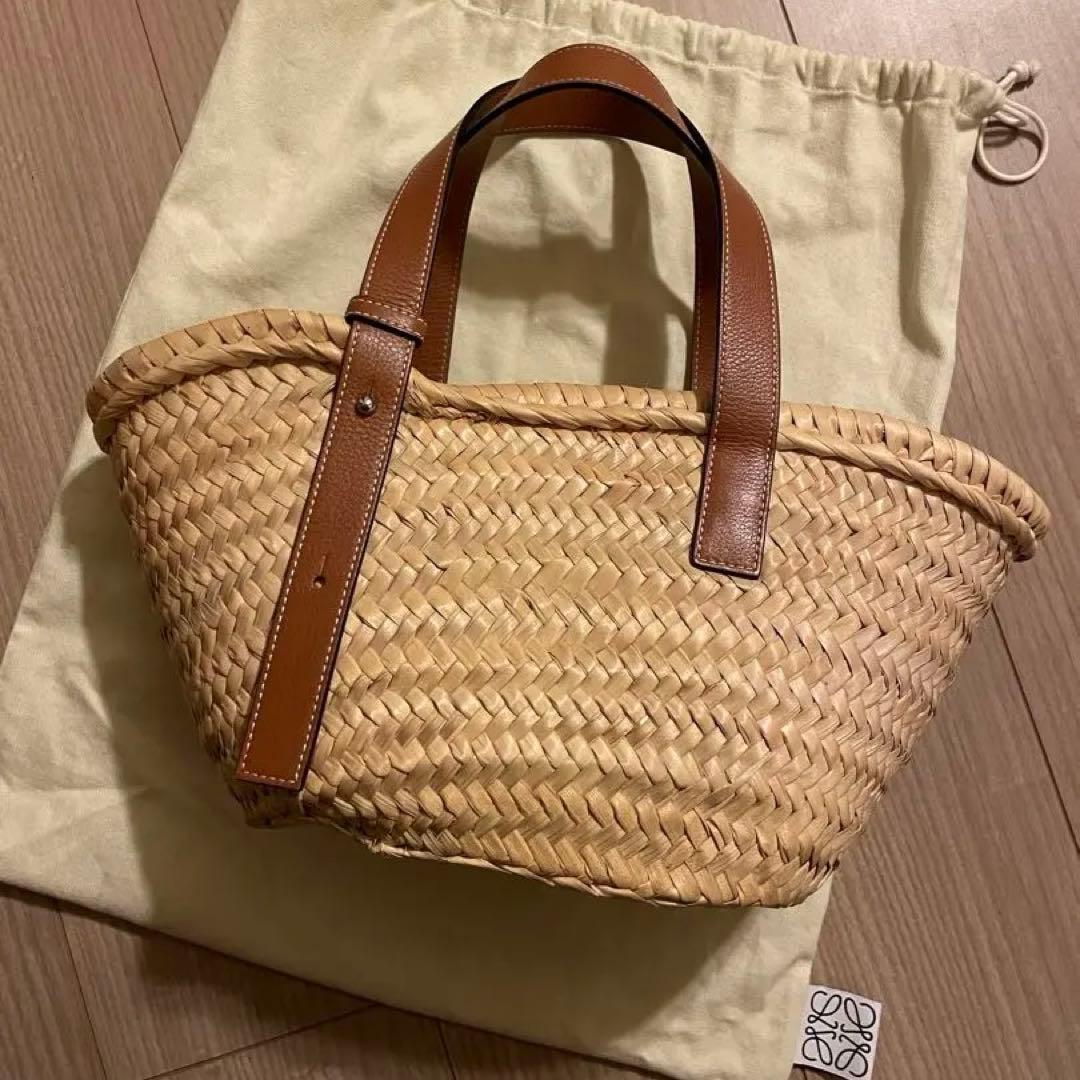 LOEWE カゴバッグ スモール ラフィア