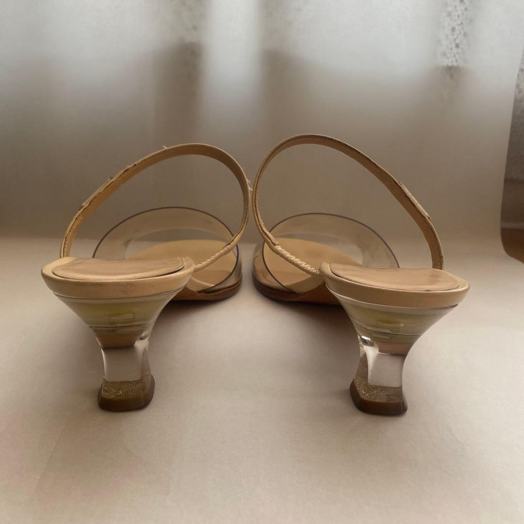 CHANEL ミュール　size37 5㎝ヒール