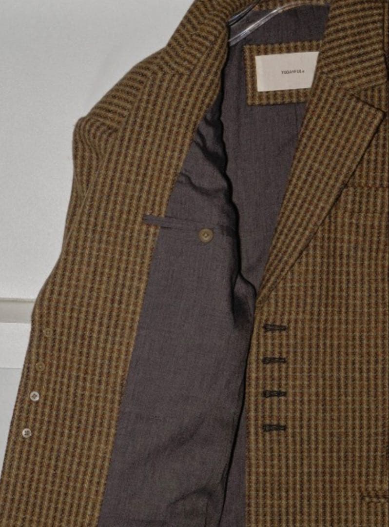 トゥデイフル todayful Wool100%CheckJacket 36