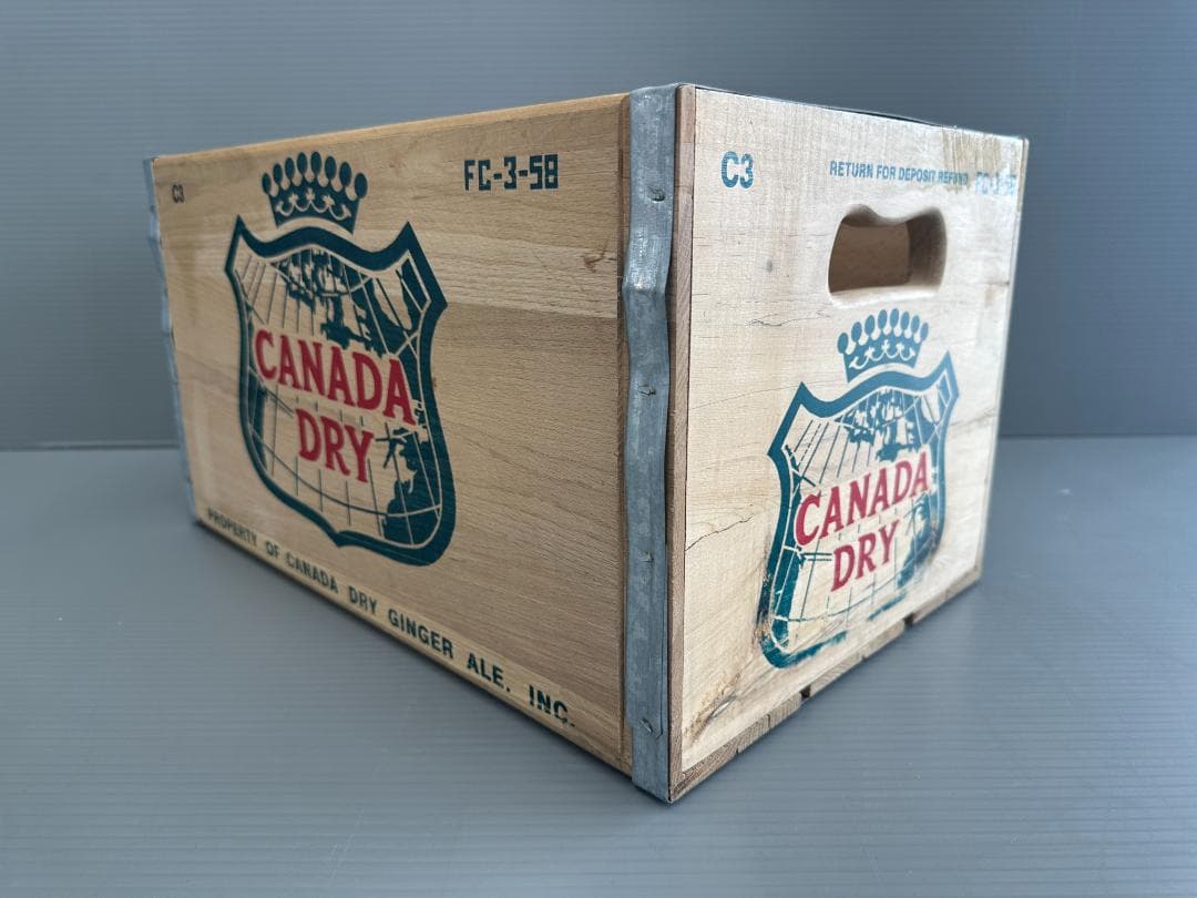  DRY　ヴィンテージ木箱　ウッドボックス