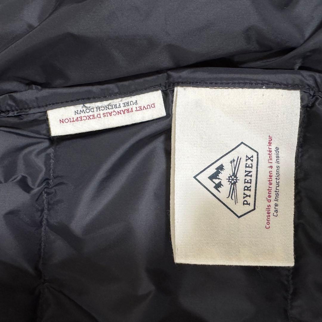 Pyrenex ダウンベスト BIRD Lサイズ/ブラック/HMN020
