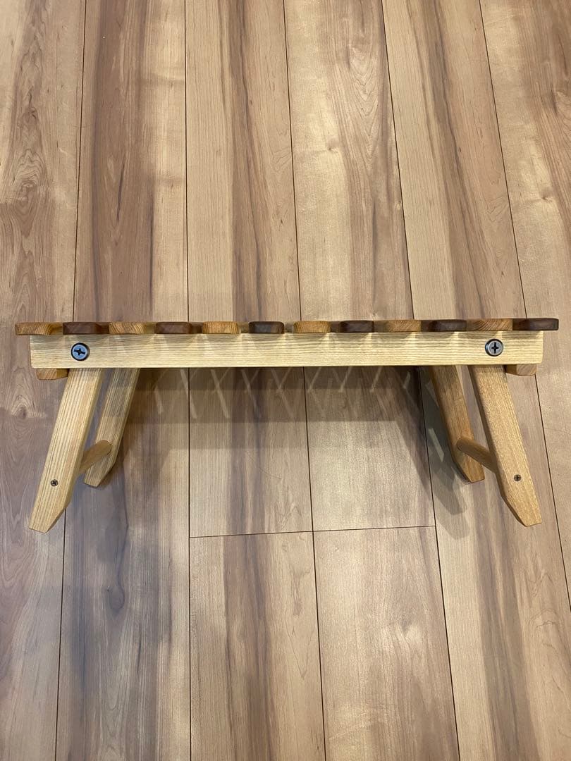 キャンプマニアプロダクツ　MINI TABLE サイズS walnut mix