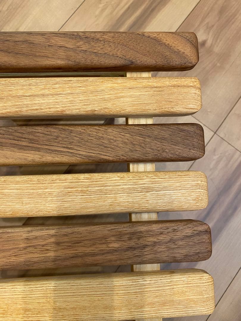 キャンプマニアプロダクツ　MINI TABLE サイズS walnut mix