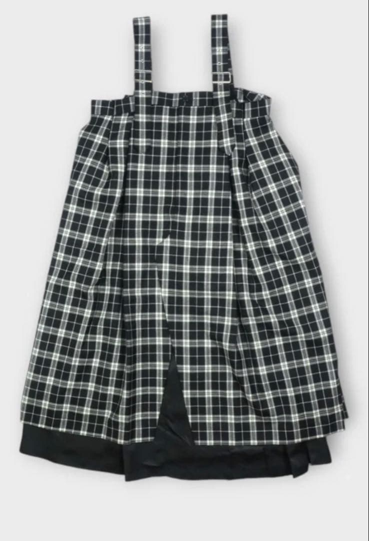 ノワールケイニノミヤ | 2024AW | チェック ウール サロペット| S