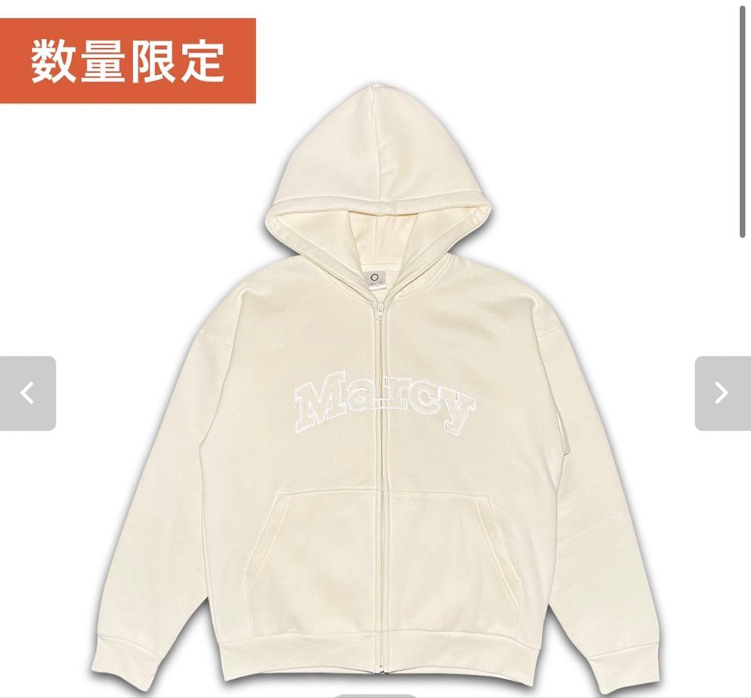Marcy クリーム色 パーカー