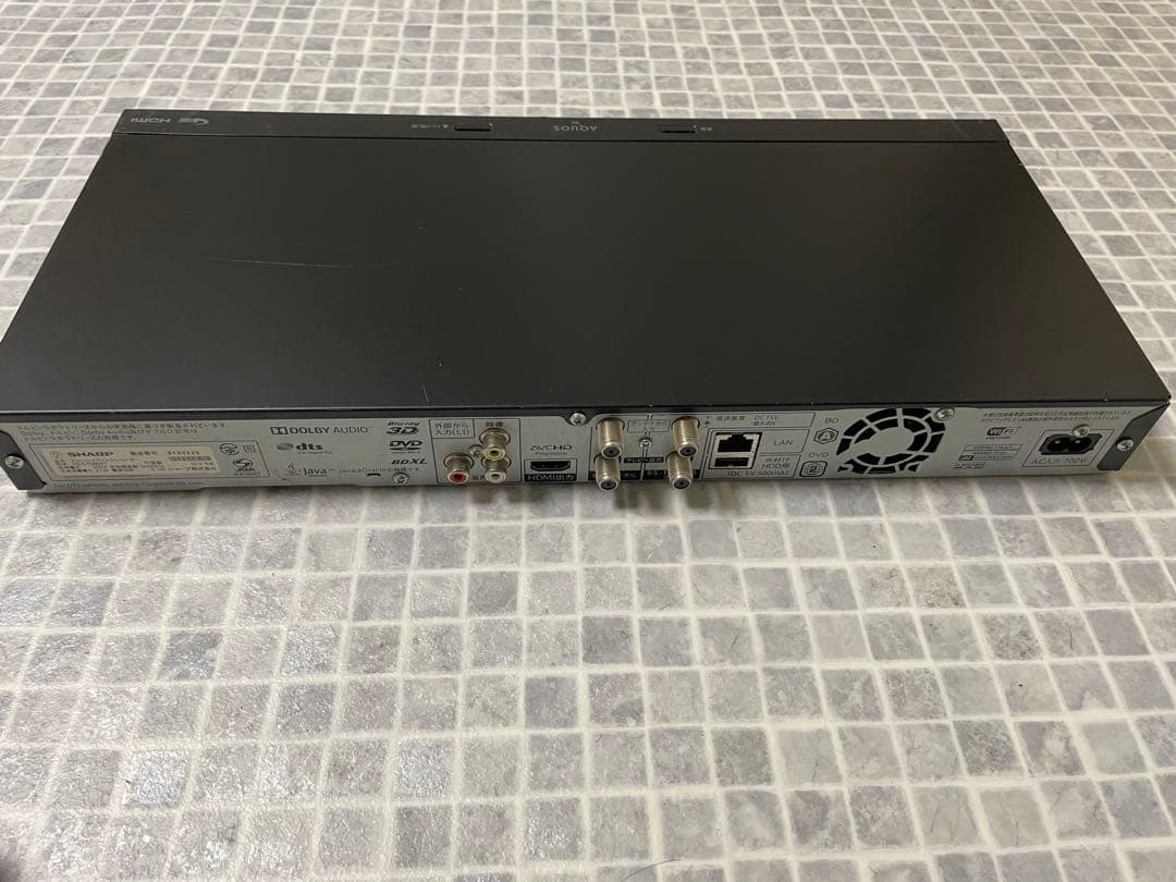 Sharp 2B-C10BW1 ブルーレイレコーダー 動作品