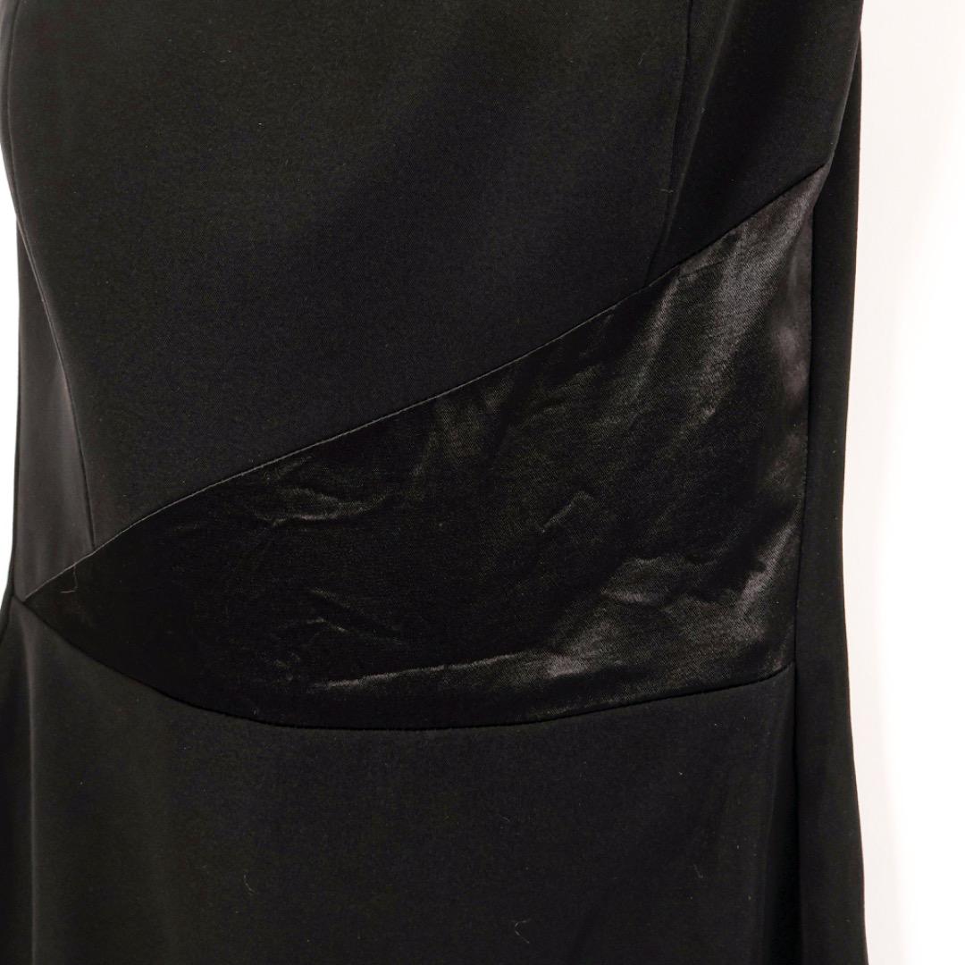 H2162-87◾️エンポリオアルマーニ　ベアトップ切替デザインロングドレス