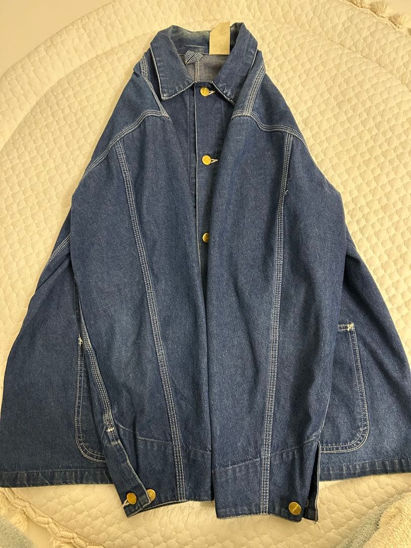 か*ん様 90sカーハートUSA製 デニム カバーオール チョアコート