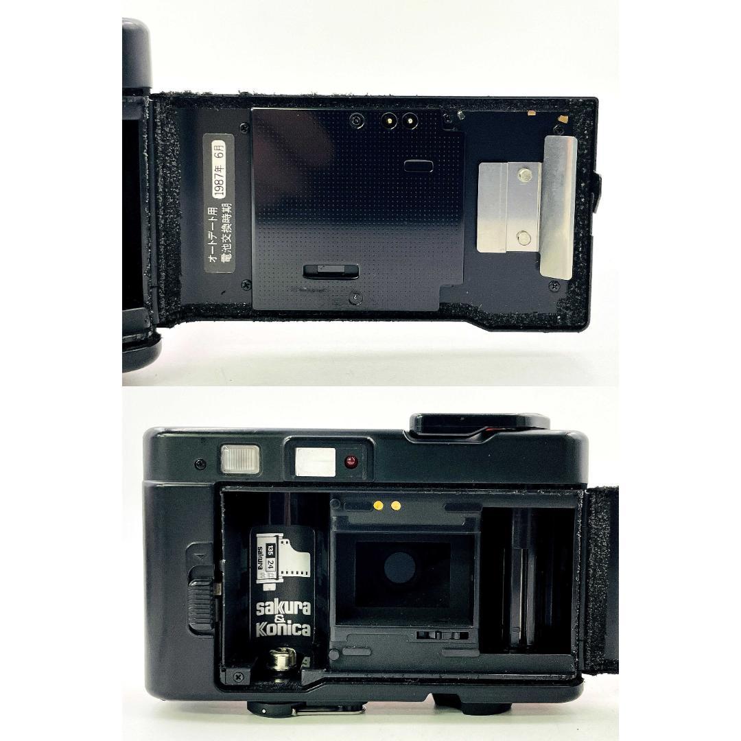 【完動品】Konica EFJ AUTO DATEレッドコンパクトフィルムカメラ