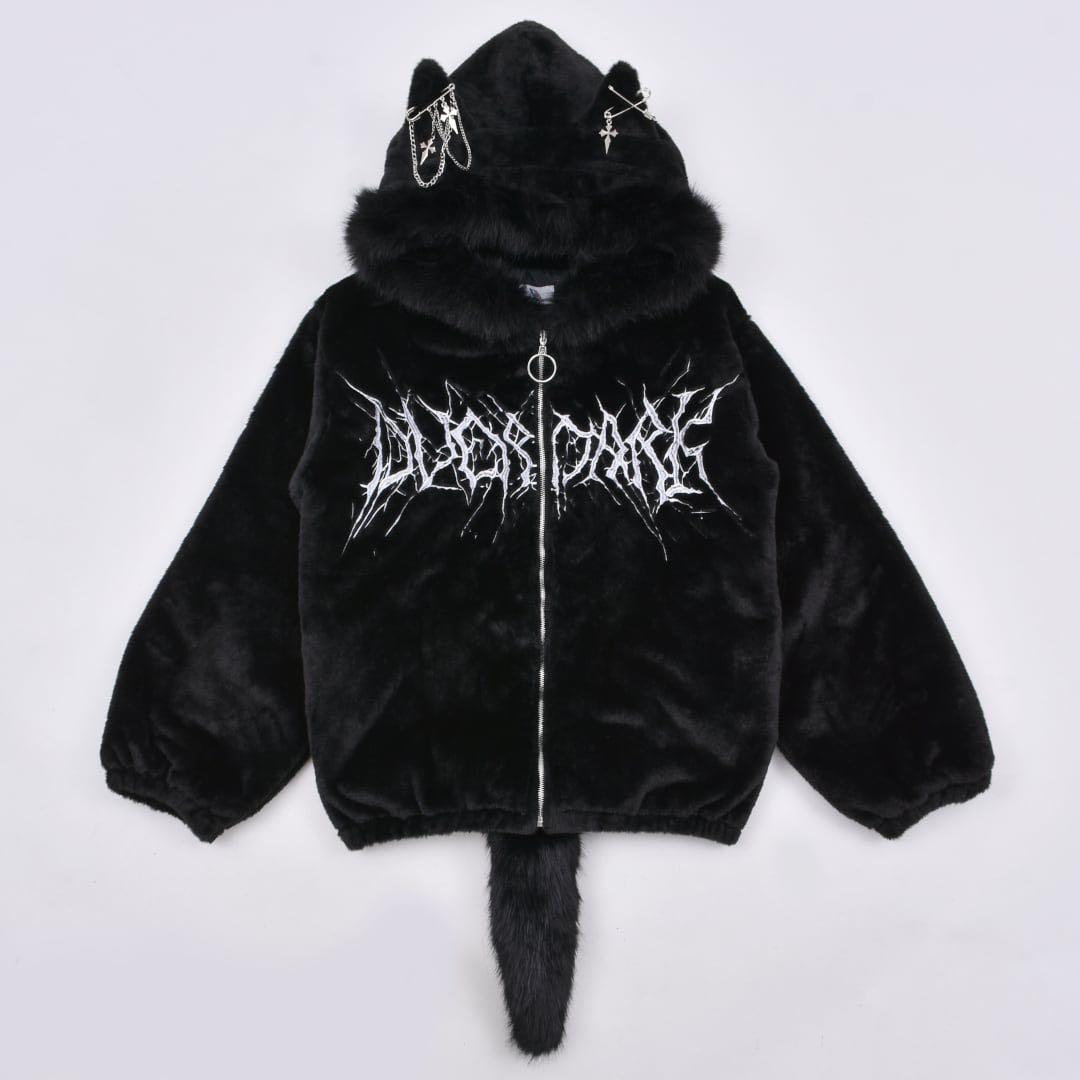 volcan&aphrodite ふわもこ ネコ耳しっぽファーブルゾン M