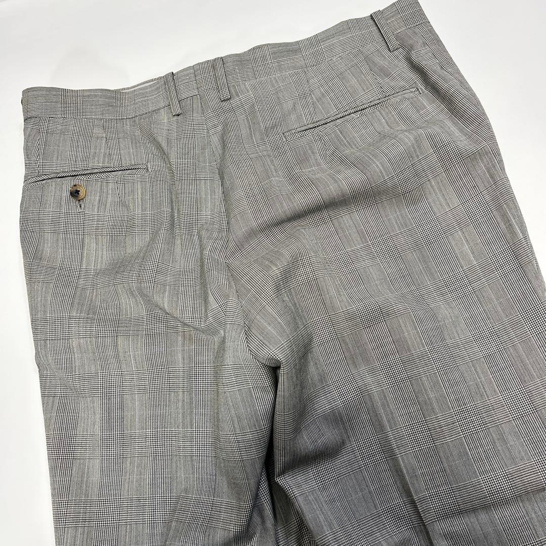 良品　ゼニアトロピカル　セットアップ グレー 通勤 M チェック　2B 定番