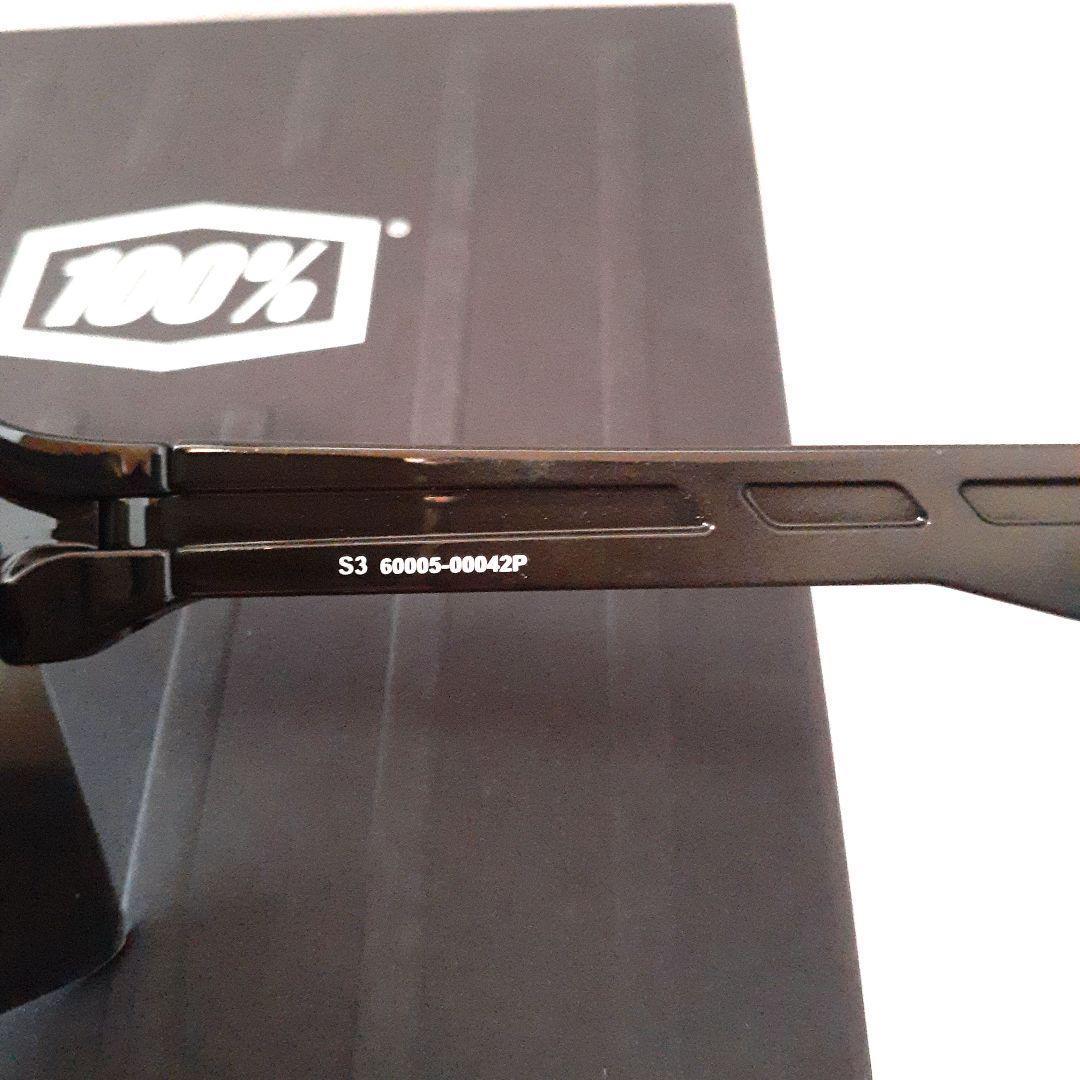 k 100% S3 マットグロスブラック ワンハンドレッド サングラス