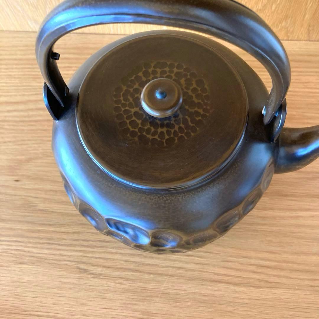 御水注　口蓋付　薬缶　茶道具　箱無し