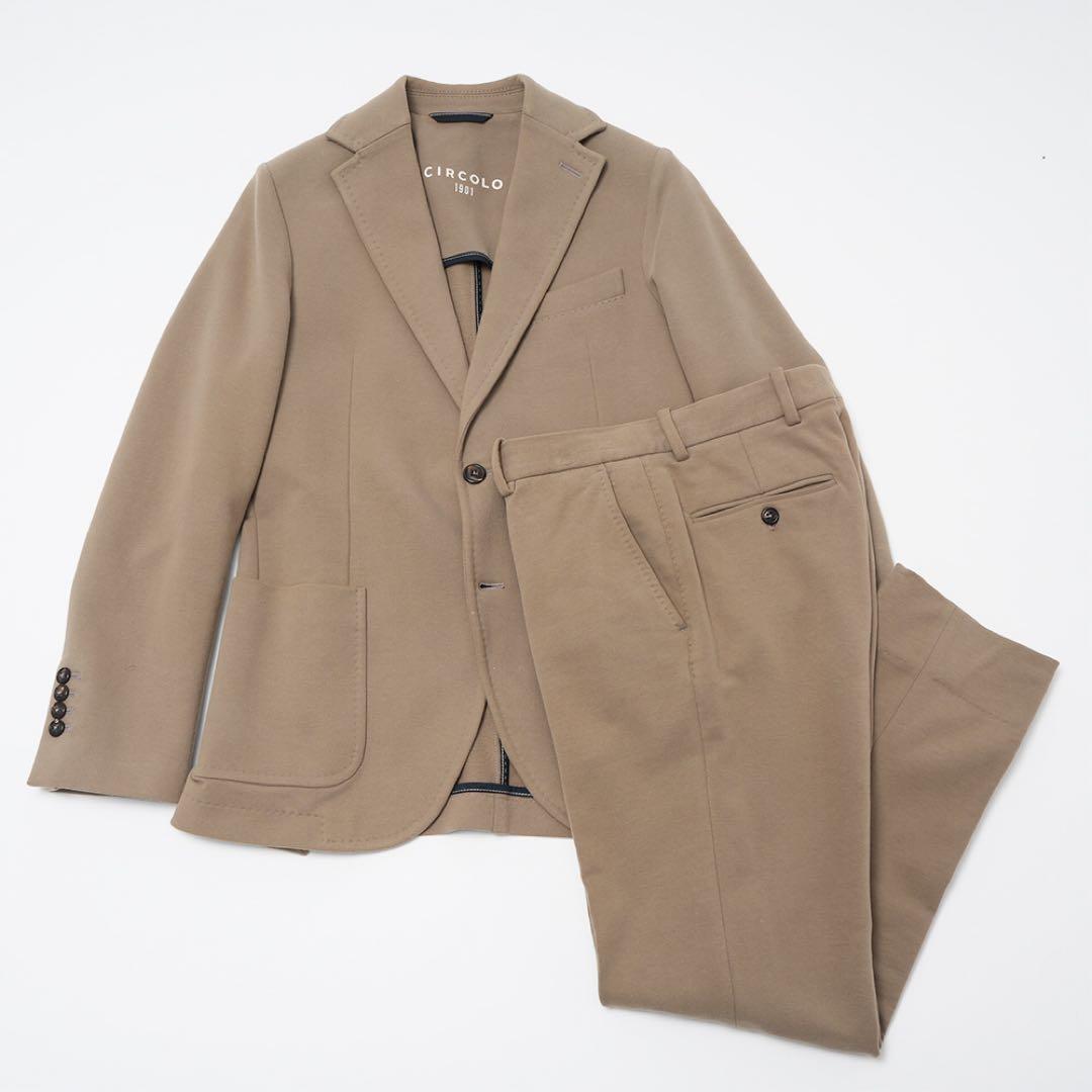 CIRCOLOチルコロ1901 ベージュ ジャケット44/パンツ42セットアップ