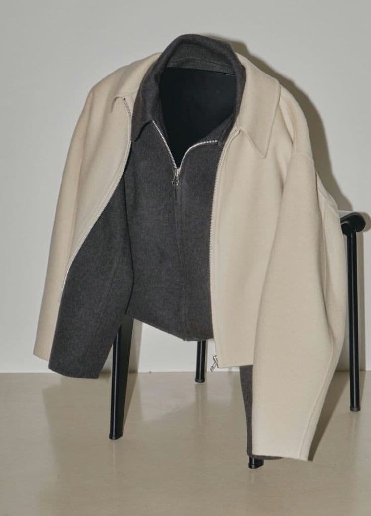 TODAYFUL ウールジップブルゾン