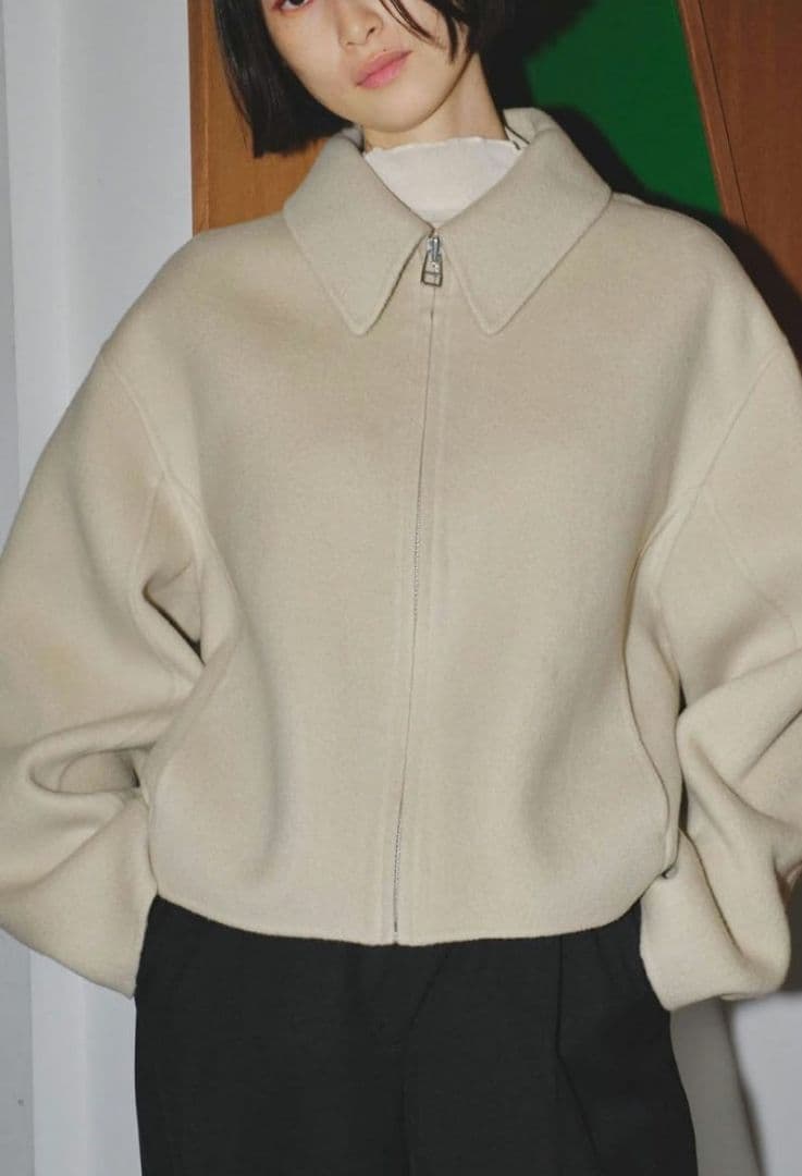 TODAYFUL ウールジップブルゾン