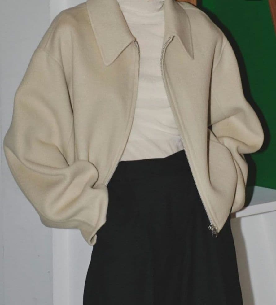 TODAYFUL ウールジップブルゾン