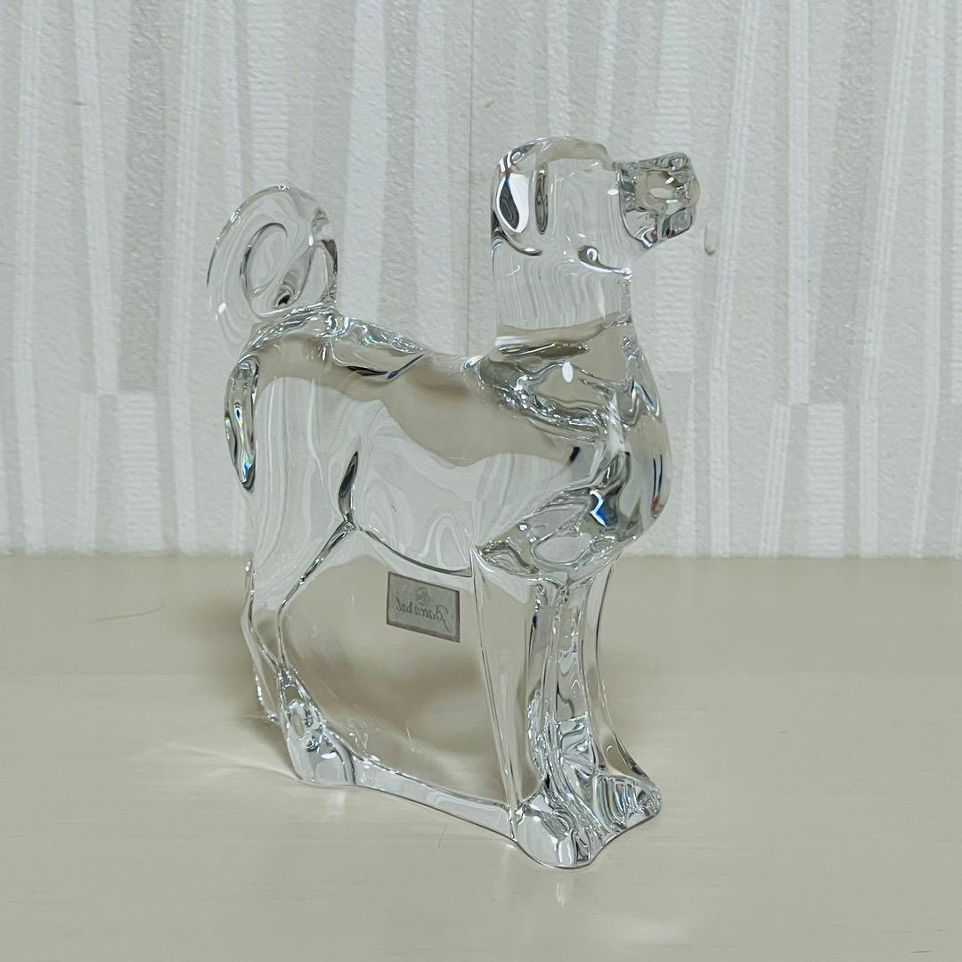 Baccarat バカラ 干支 クリスタル フィギュリン 置物 戌 犬 イヌ