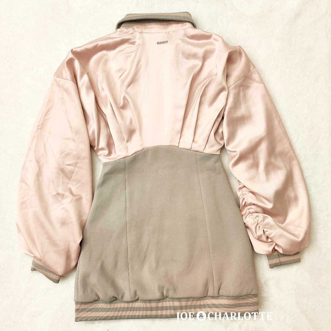 ダーリッチ darich ドルマンスリムスカジャンミニワンピース ピンク F