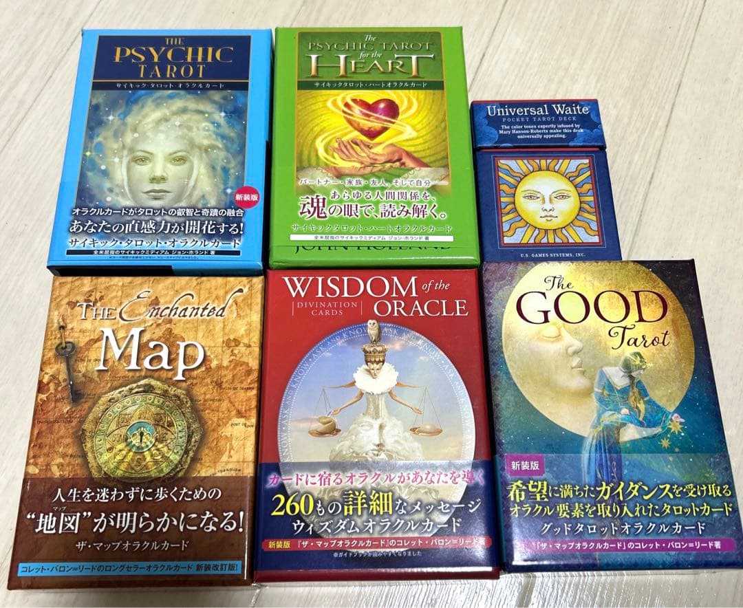 オラクルカード5種類セット+おまけタロットカード