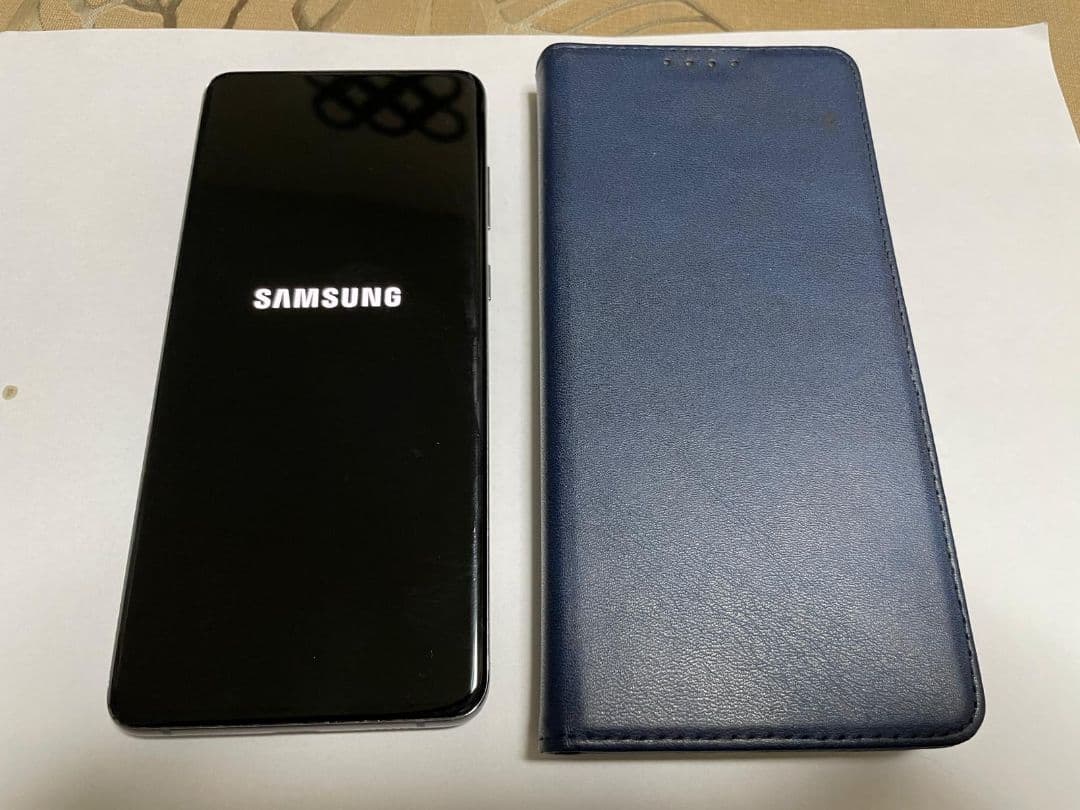 Samsung Galaxy S20 ブラック ケース付き