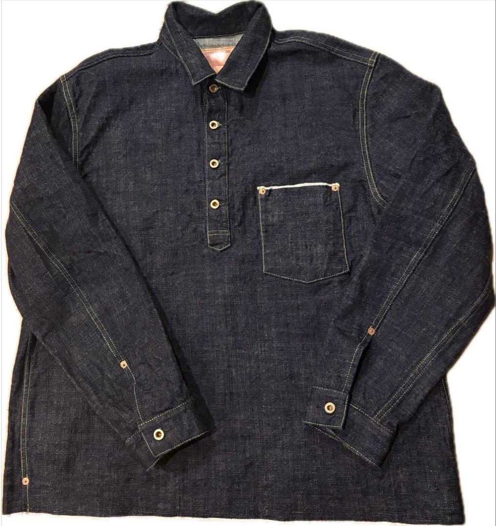 FOBファクトリー　デニム　プルオーバージャケット