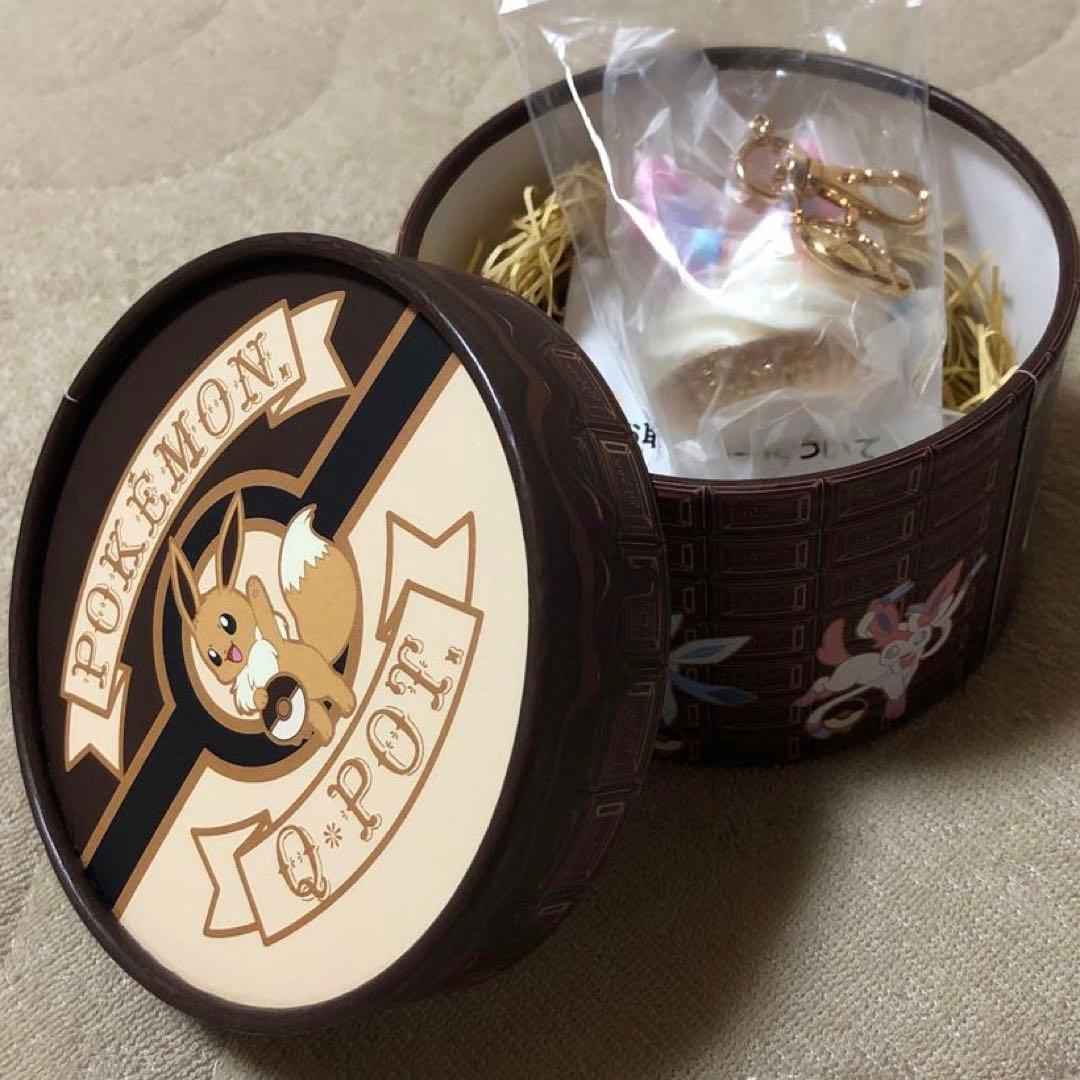 Q-pot×ポケモン ニンフィアカップケーキ バッグチャーム